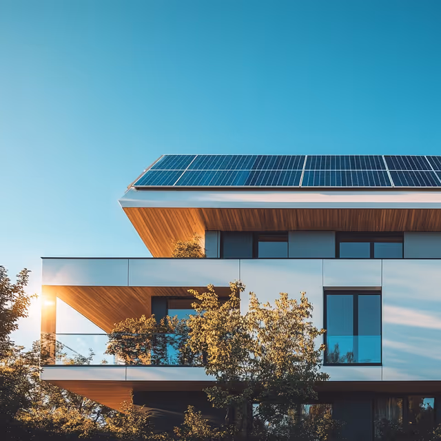 Panneaux photovoltaïques installés par GNS Énergie sur une toiture